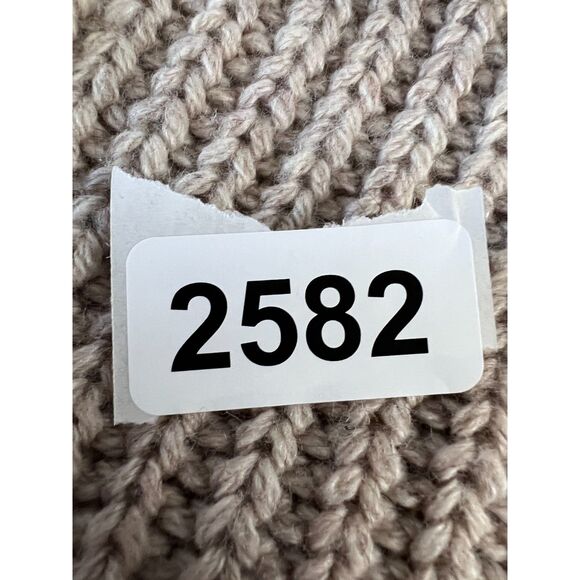 Christian Siriano Women's Mock Neck Sweater Tan Beige Front Pockets Size XS - Picture 9 of 9